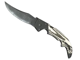★ StatTrak™ Falchion Knife | Black Laminate (Minimal Wear)