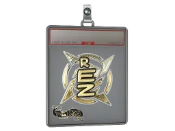 Sticker Slab | REZ (Gold) | Paris 2023