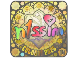 Sticker | n1ssim (Holo, Ranked) | Cologne 2026