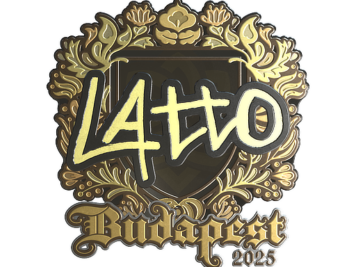 Sticker | latto (Gold) | Budapest 2025