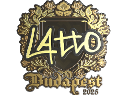 Sticker | latto (Gold) | Budapest 2025