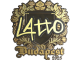 Sticker | latto (Gold) | Budapest 2025