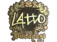 Sticker | latto (Gold) | Budapest 2025 CS2 skin