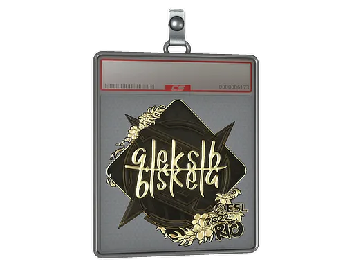Sticker Slab | Aleksib (Gold) | Rio 2022