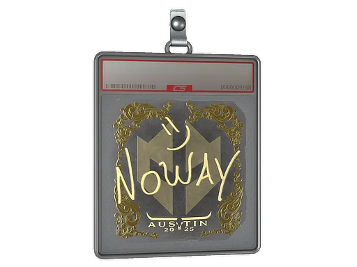 Sticker Slab | noway (Gold) | Austin 2025