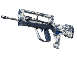 FAMAS | Yeti Camo CS2 skin