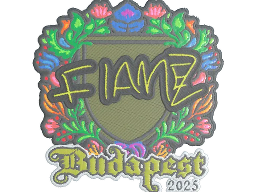 Sticker | FlameZ (Embroidered) | Budapest 2025