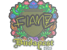 Sticker | FlameZ (Embroidered) | Budapest 2025