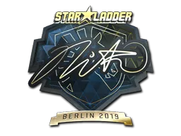 Sticker | nitr0 (Gold) | Berlin 2019