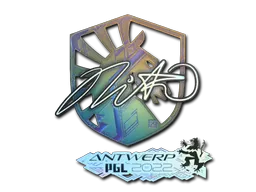 Sticker | nitr0 (Holo) | Antwerp 2022