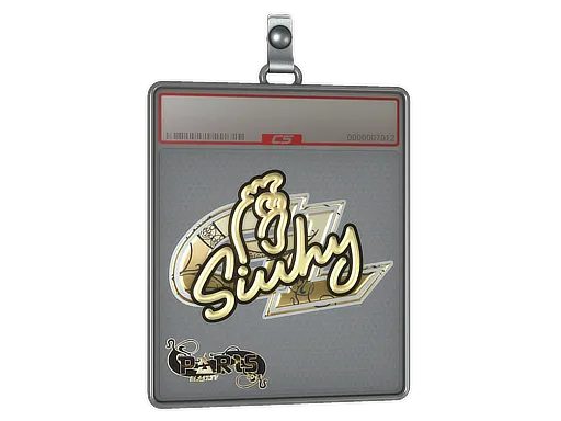 Sticker Slab | siuhy (Gold) | Paris 2023