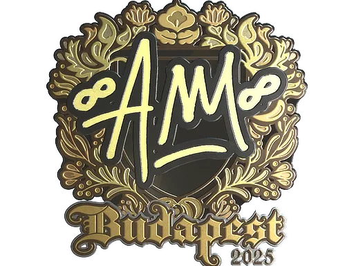 Sticker | AW (Gold) | Budapest 2025