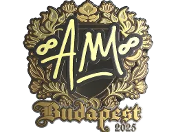 Sticker | AW (Gold) | Budapest 2025
