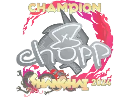 Sticker | chopper (Champion) | Shanghai 2024