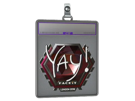 Sticker Slab | yay (Foil) | London 2018