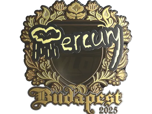 Sticker | Mercury (Gold) | Budapest 2025