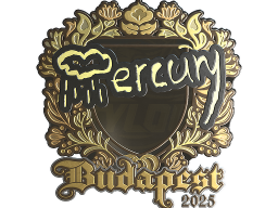 Sticker | Mercury (Gold) | Budapest 2025