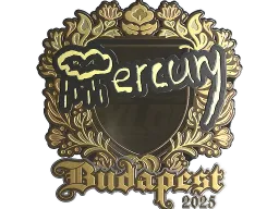 Sticker | Mercury (Gold) | Budapest 2025
