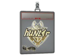 Sticker Slab | huNter- (Gold) | Paris 2023