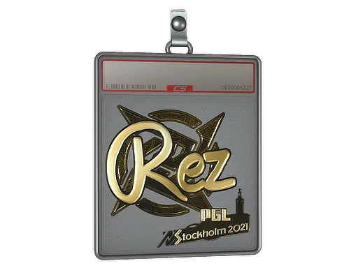 Sticker Slab | REZ (Gold) | Stockholm 2021