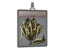 Sticker Slab | NiKo (Gold) | Stockholm 2021