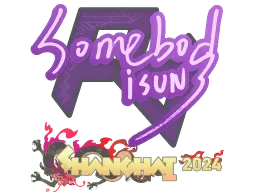 Sticker | somebody | Shanghai 2024