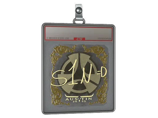 Sticker Slab | s1n (Gold) | Austin 2025