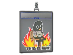 Sticker Slab | This Is Fine (T)