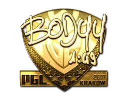 Sticker | bodyy (Gold) | Krakow 2017