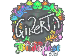 Sticker | qikert (Holo) | Budapest 2025