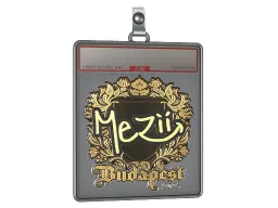 Sticker Slab | mezii (Gold) | Budapest 2025