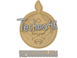 Sticker | Techno4K | Copenhagen 2024