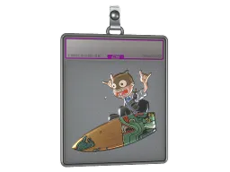 Sticker Slab | Fire Serpent Surf K (Foil)