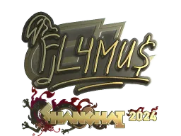 Sticker | FL4MUS (Gold) | Shanghai 2024