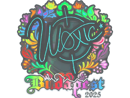 Sticker | woxic (Holo) | Budapest 2025