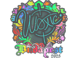Sticker | woxic (Holo) | Budapest 2025