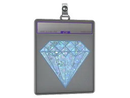 Sticker Slab | Blue Gem (Glitter)