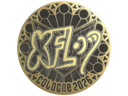 Sticker | xfl0ud (Gold) | Cologne 2026