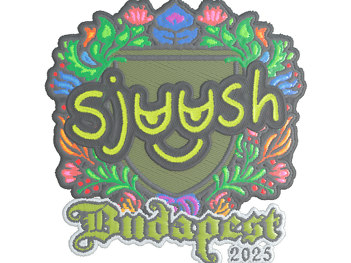 Sticker | sjuush (Embroidered) | Budapest 2025