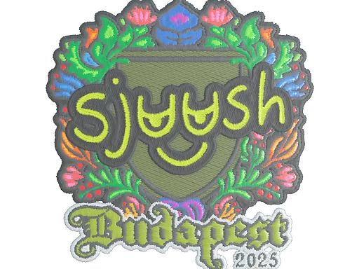 Sticker | sjuush (Embroidered) | Budapest 2025
