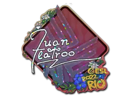 Sticker | juanflatroo (Glitter) | Rio 2022