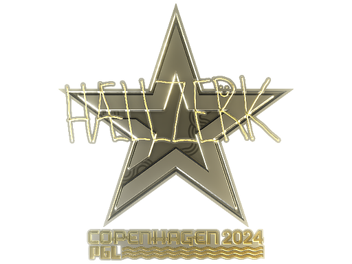 Sticker | hallzerk (Gold) | Copenhagen 2024