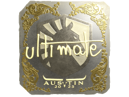 Sticker | ultimate (Gold) | Austin 2025