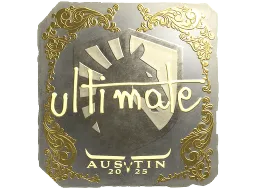 Sticker | ultimate (Gold) | Austin 2025