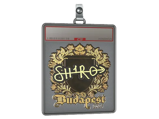 Sticker Slab | sh1ro (Gold) | Budapest 2025