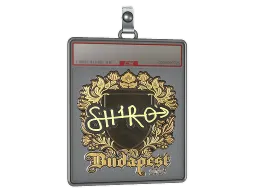 Sticker Slab | sh1ro (Gold) | Budapest 2025