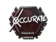 Sticker | xccurate | London 2018 CS2 skin