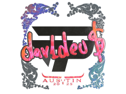 Sticker | dav1deuS (Holo) | Austin 2025