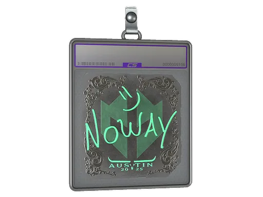 Sticker Slab | noway (Foil) | Austin 2025