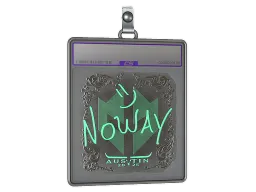 Sticker Slab | noway (Foil) | Austin 2025